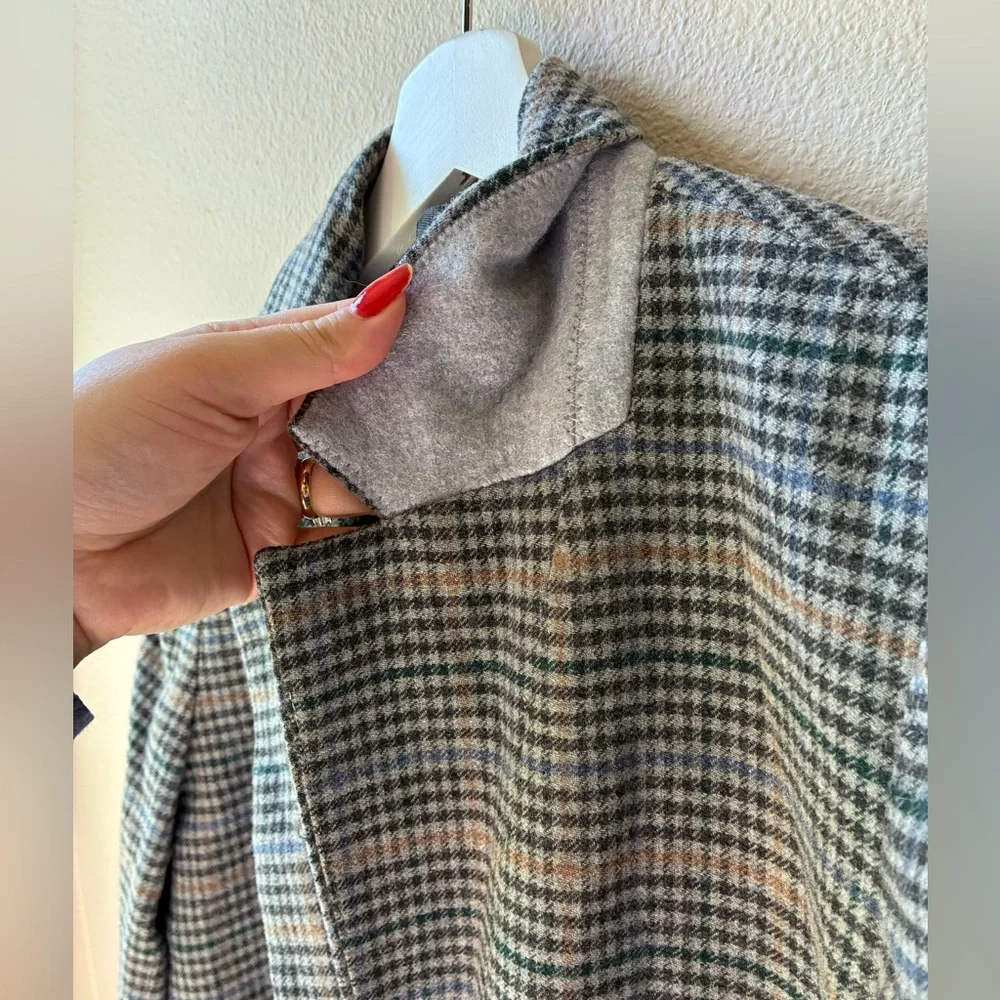 EUC Madewell Dorset Blazer in Bowne Plaid/ Color Essex Houndstooth Menswear (M) - Picture 13 of 15